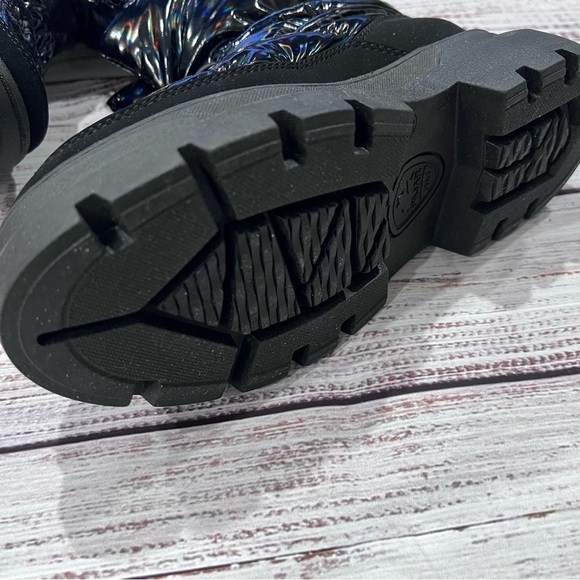 Pajar Varsila Iridescent Black Puffer Snow Moon Boots - Picture 2 of 8